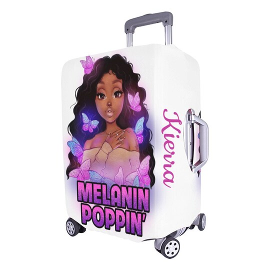 Melanin Poppin Luggage Cover