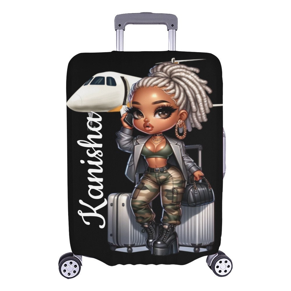 Chibi Flights not Feelings Luggage Cover