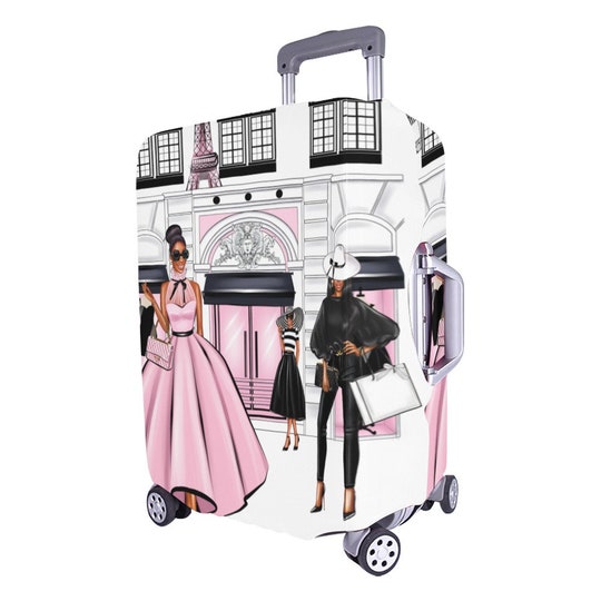 Disover Shopping Paris Diva Luggage Cover