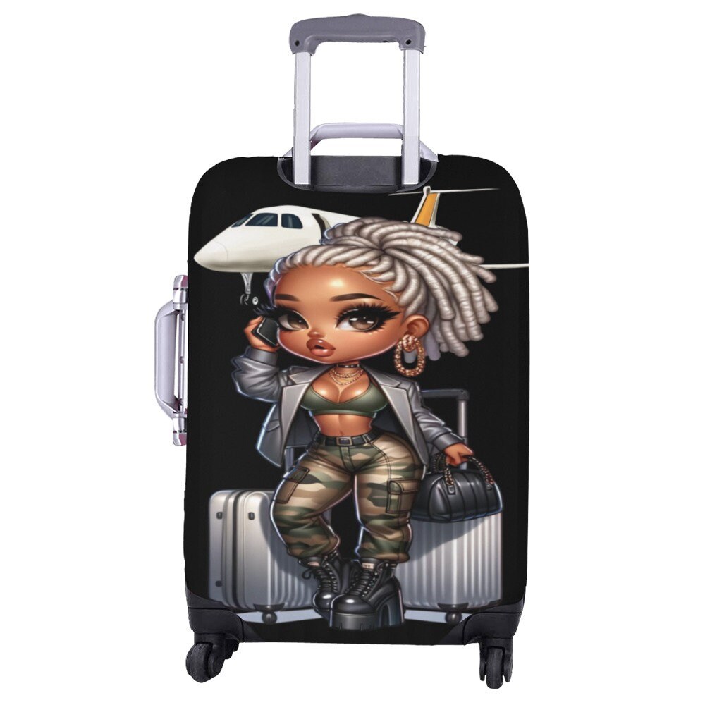 Chibi Flights not Feelings Luggage Cover