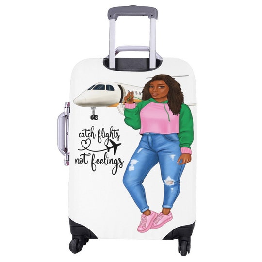 Disover Catch Flights Not Feelings Luggage Cover