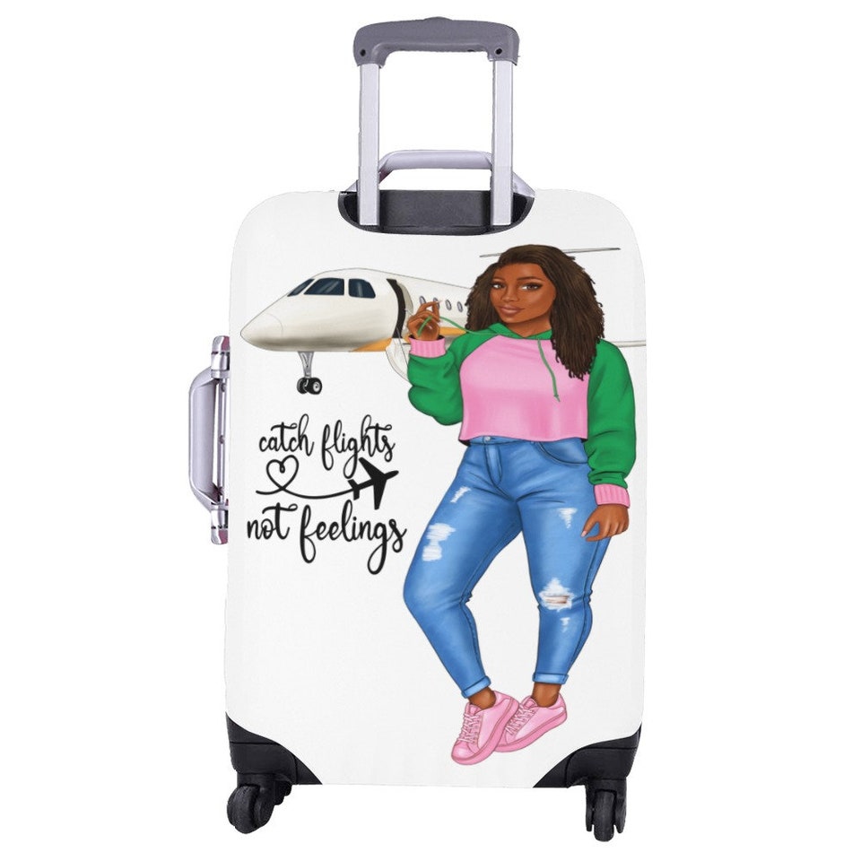 Discover Catch Flights Not Feelings Luggage Cover