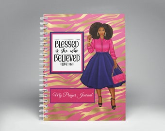 Prayer Journal, African American Journal, Bible Study, Black Woman Journal, Women Journal, Church Notes, Women Prayer, Gratitude Journal