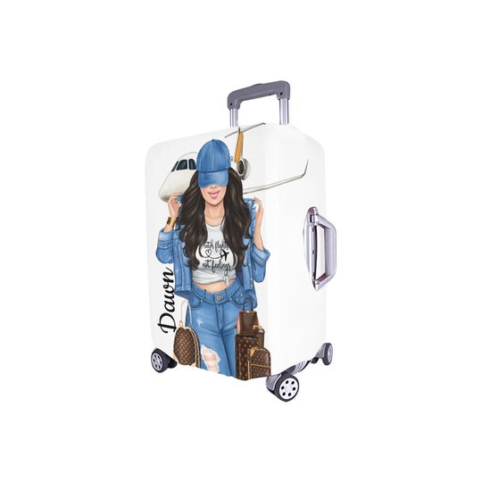 Disover Diva's Catch Flights not Feelings Luggage Cover