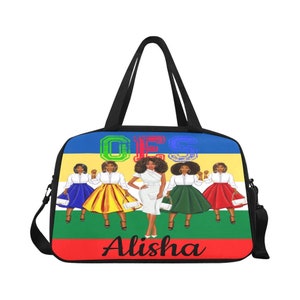 Personalized OES Carry-on Crossbody and Tote Bag, Carryon Bag, Travel Bag, Purse, Shoulder Bag, Handbag, Bags