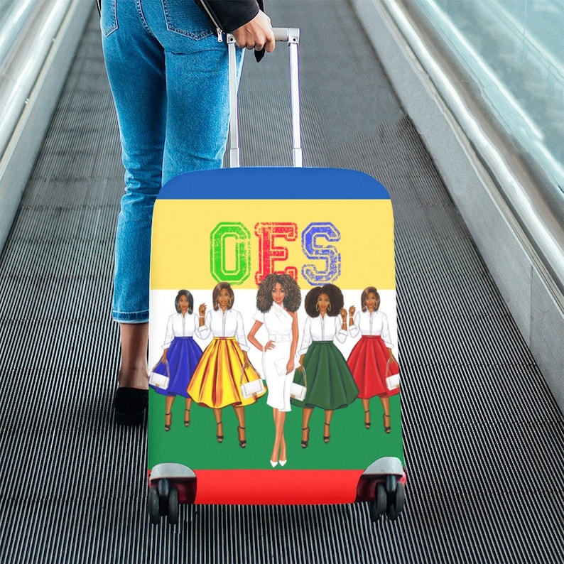 Order of the Eastern Star Luggage Cover Black Girl African Etsy