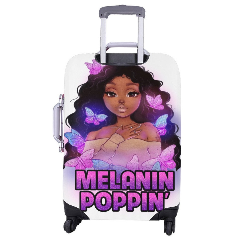 Melanin Poppin Luggage Cover