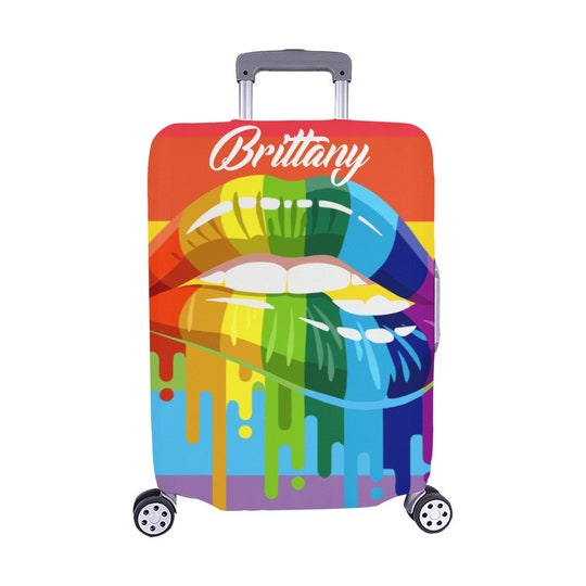 Tasty Rainbow Drip Luggage Cover