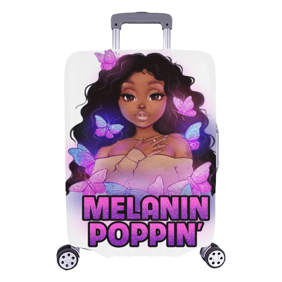 Melanin Poppin Luggage Cover