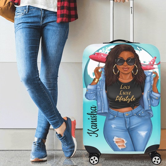 Locs Luxe Lifestyle Luggage Cover