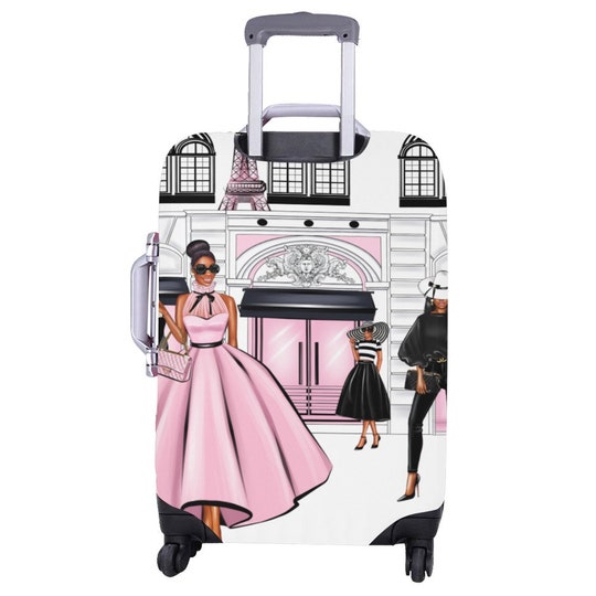 Disover Shopping Paris Diva Luggage Cover