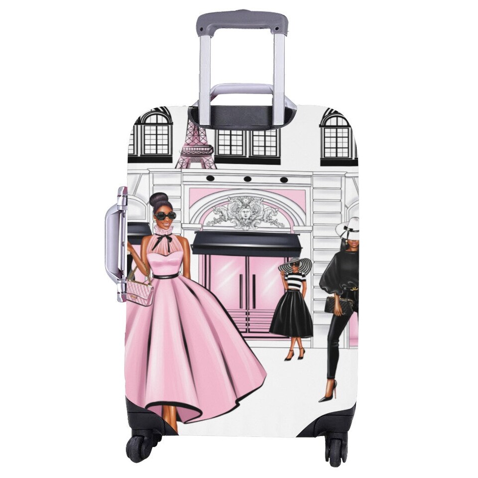 Discover Shopping Paris Diva Luggage Cover