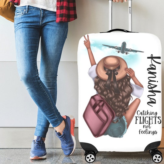 Catching Flights Not Feelings Luggage Cover