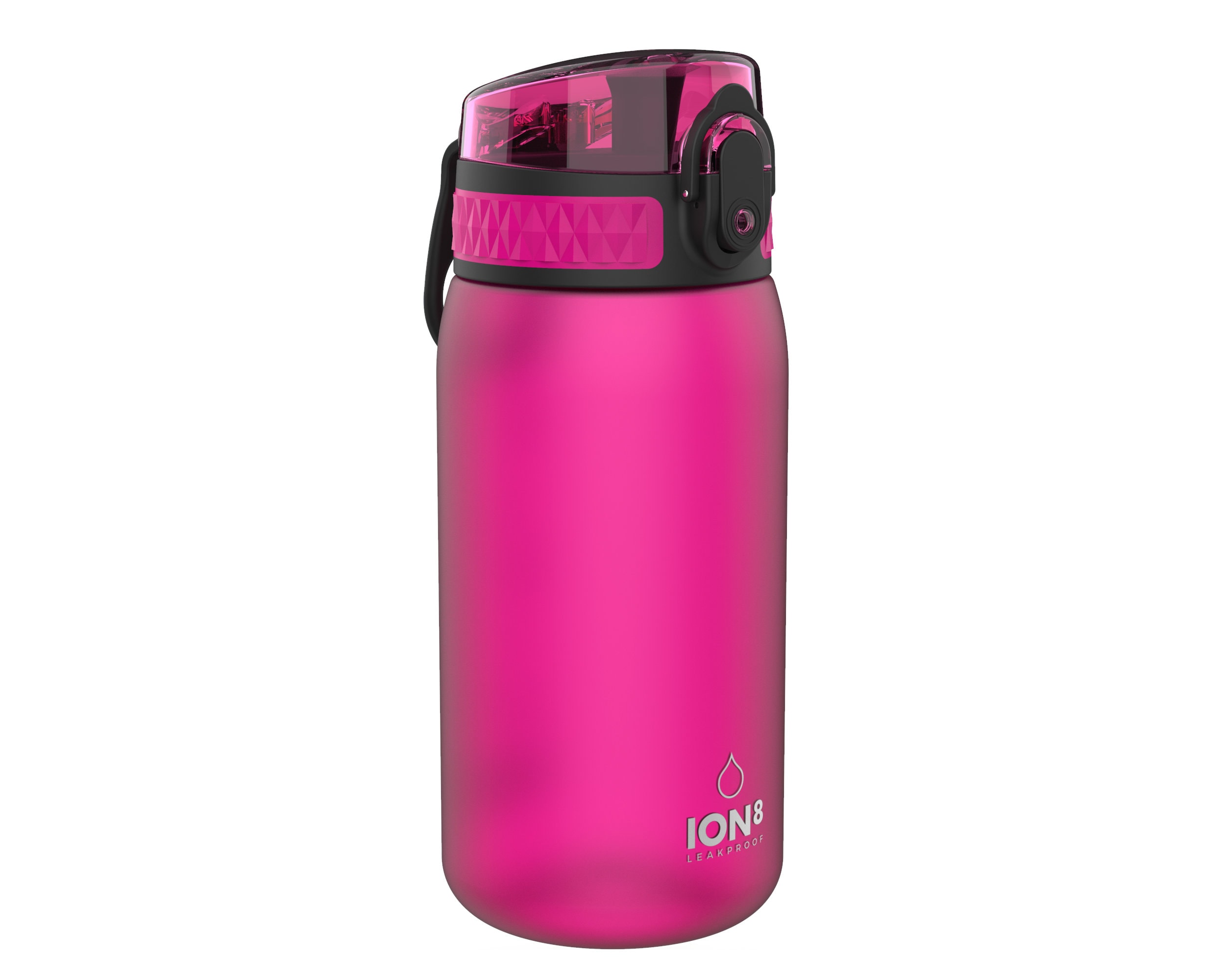 Botella de agua para niños a prueba de fugas Ion8, sin BPA, rosa, 350 ml -   España