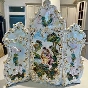 Stunning Hand Painted Italian Porcelain Figurine