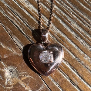 Rare Natural Pink Diamond Pendant Necklace