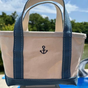 Sold Out Embroidered Mini Boat and Tote