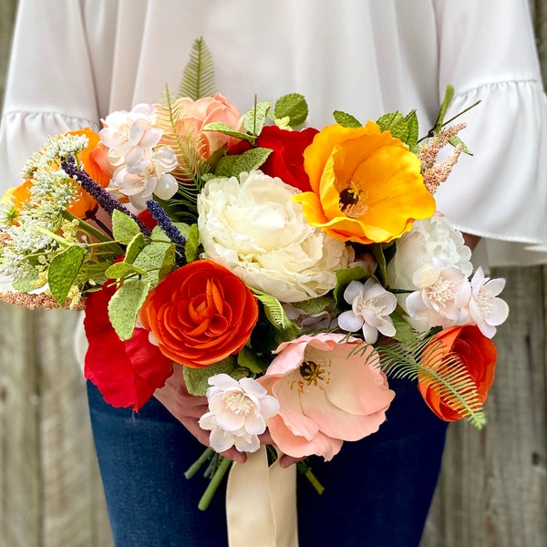 Peony Silk Flower Etsy
