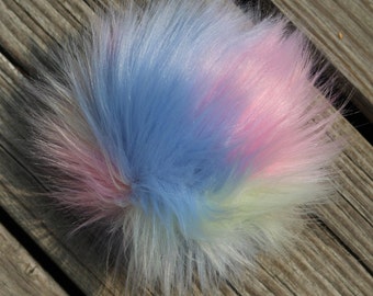 faux fur pom pom, pom pom, pom poms, fur pom pom, fur pom poms, rainbow pom pom, pastel pom pom, rainbow faux fur, pastel faux fur