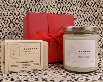 Thank you gift box Love Gift Set Cake Package Candle Gif for him Gift For Her Relaxation spa box Wellness Gift Love Candle
