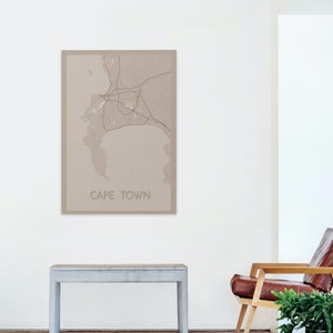 Mappa della città di Città del Capo