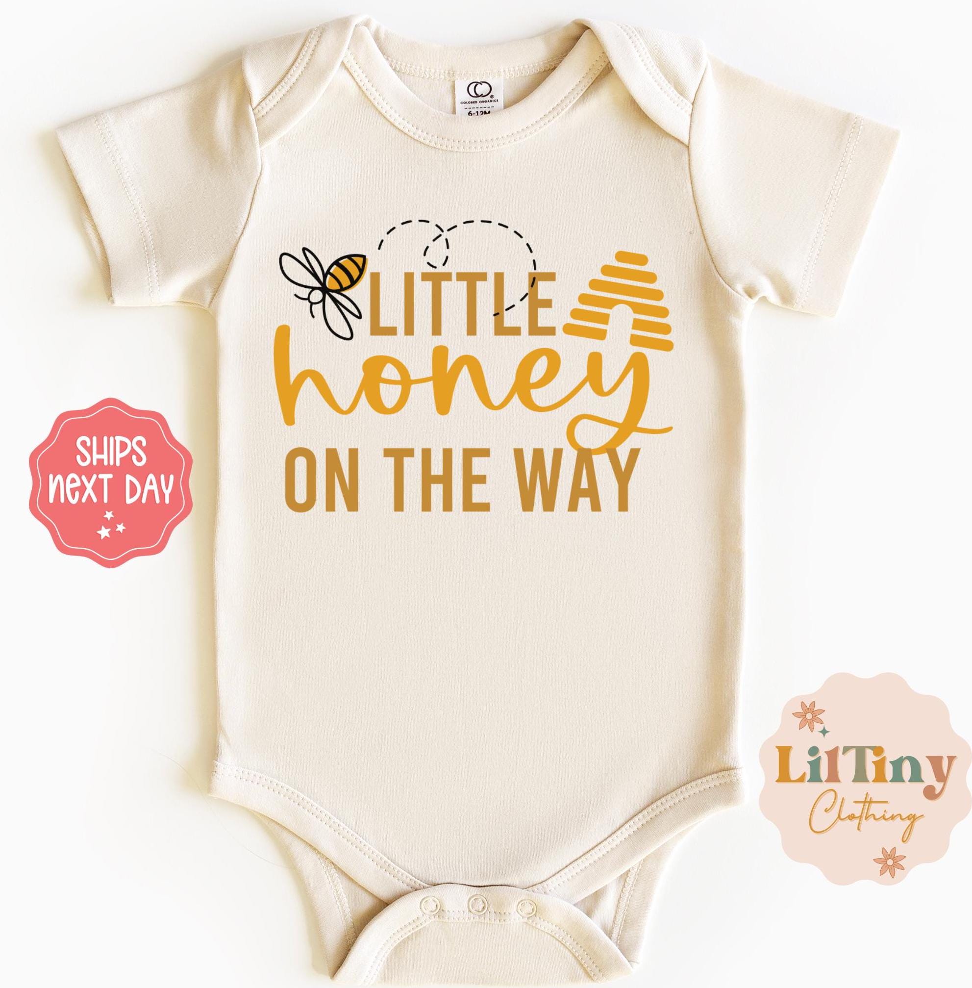 Honey Baby Shower Favors-A Little Honey Is On The Way-3 Tag