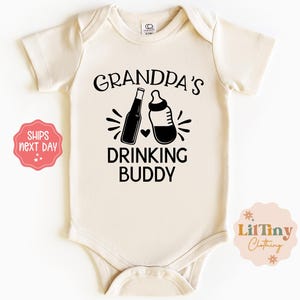 Grandpa&#39;s Drinking Buddy Organic Cotton Baby Onesie®