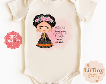 Frida Khalo Baby Onesie® | Cute Baby Onesie® | Frida quote Onesie®