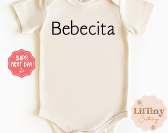 Cute Bebecita spanish trending baby onesie® // latin baby onesie® // gift baby onesie® // latina baby onesie® // birthday gift onesie®
