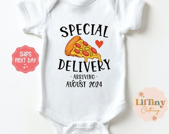 Personalized Special Delivery Baby Onesie® | Pregnancy Announcement Baby Onesie® | Coming Soon Onesie® | Baby Gift | Custom Baby Onesie®