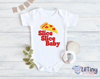 Slice Slice Baby Onesie® | Pizza Baby Onesie® | Food Baby Onesie® | Funny Baby Onesie® | Cute Baby Onesie® | Baby Bodysuit | Baby Gift