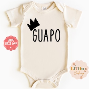Spanish Guapo baby onesie® // cute latin baby onesie® // birthday gift onesie® // baby shower gift onesie® // baby boy onesie®