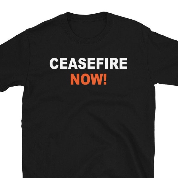 Ceasefire Now Tees for a Free Palestine, Human Rights Shirt for Progressive Activist for Stand with Palestine Protest Gift