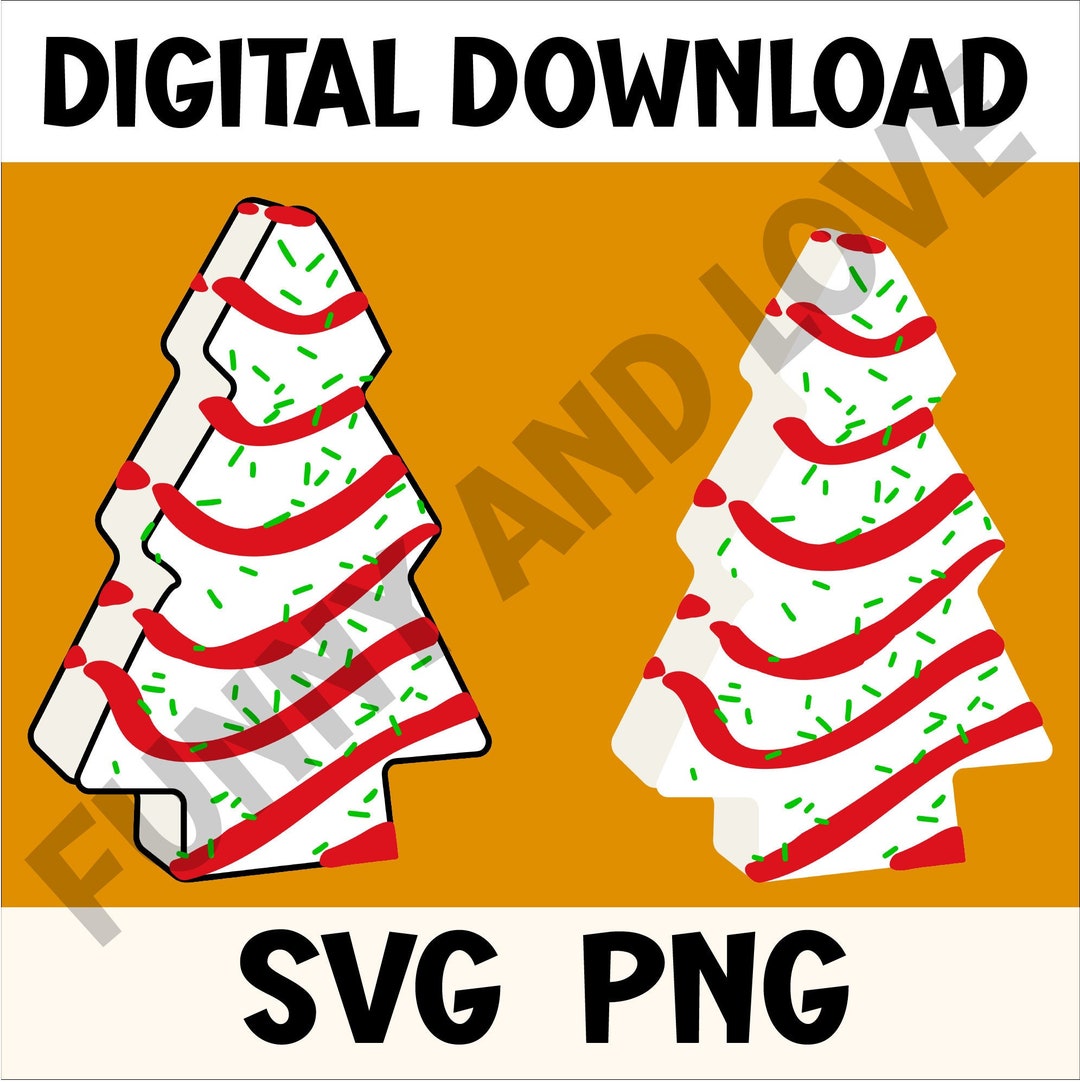 Little Debbie Cakechristmas Treeholidaysvgpngdigital Downloaddiycut Filesublimation