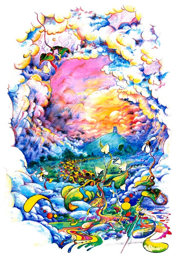 Glastonbury, by Clive G Hughes. Open edition giclée prints using archival inks