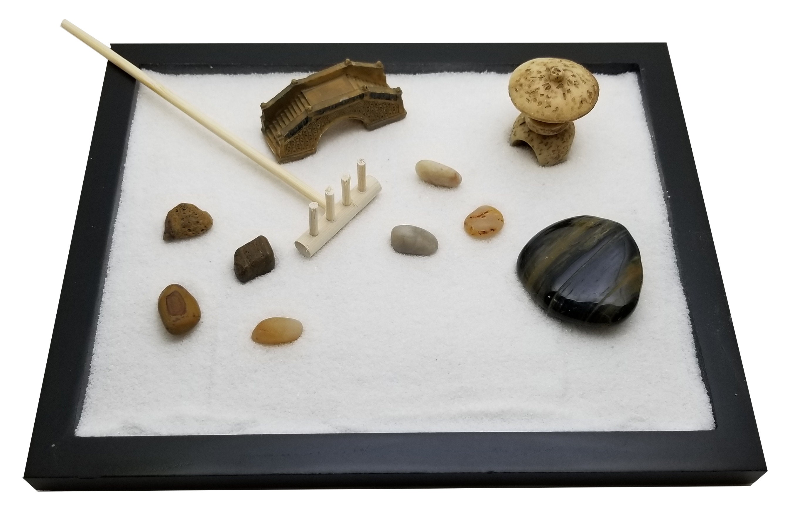 Zen Sand Garden for Desk Top Table and Office Decorations Etsy