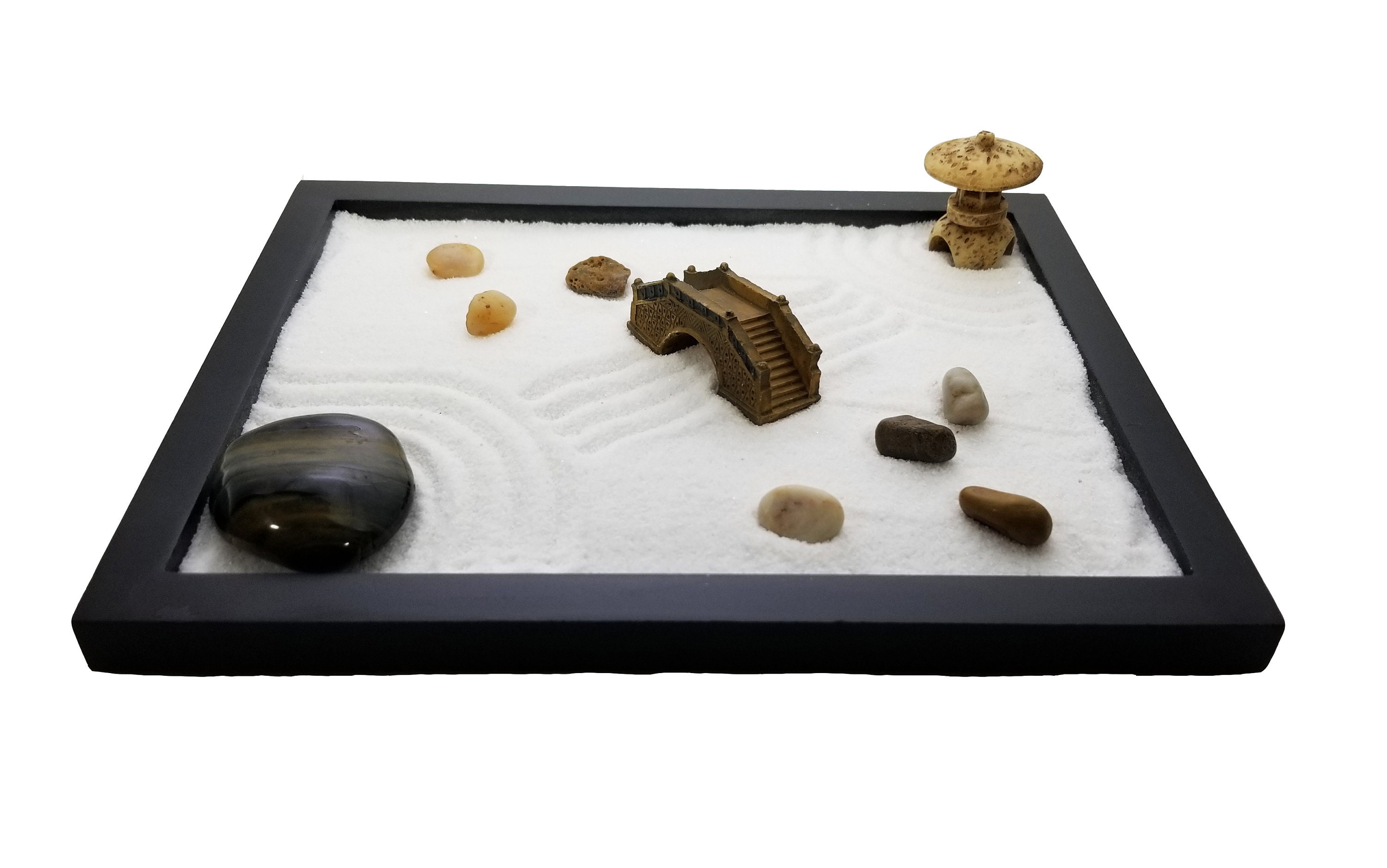 Zen Sand Garden for Desk Top Table and Office Decorations Etsy