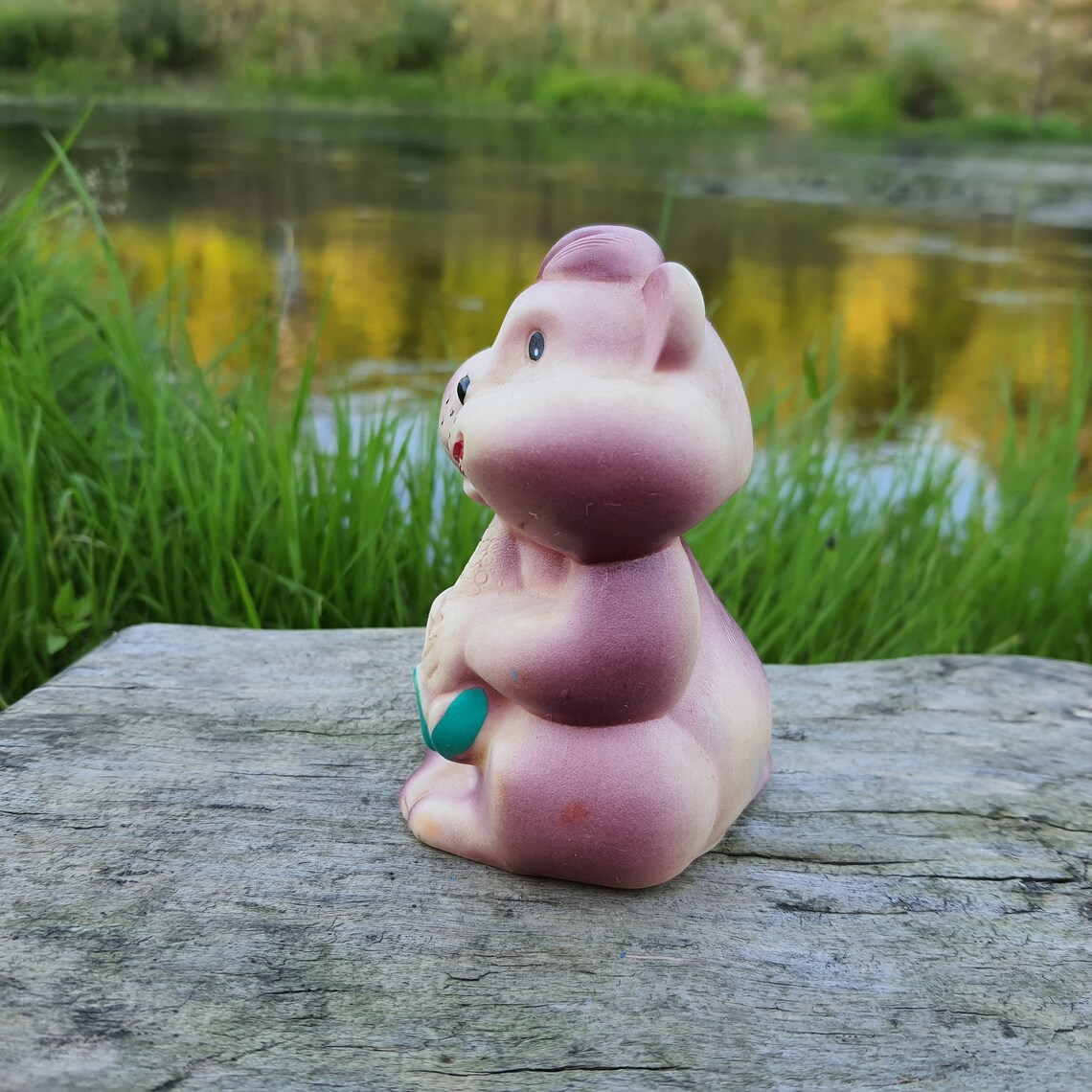 Soviet rubber toy vintage toy hamster toy hamster USSR Etsy