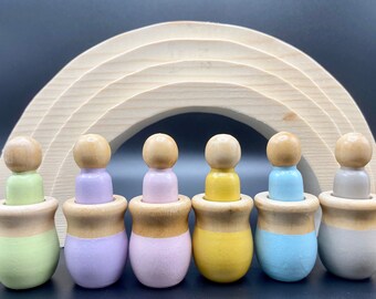 nesting peg dolls