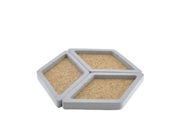 Concrete Desk Organizer Set | 2018227 | 3 Pcs