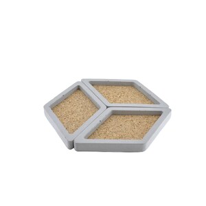 Concrete Desk Organizer Set | 2018227 | 3 Pcs
