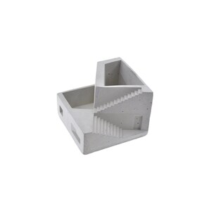 Concrete Pencil Holder – Minimalist Cement Pen Cup with Cork Base, Modern Desk Organizer image 6