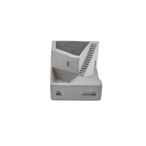 Concrete Pencil Holder – Minimalist Cement Pen Cup with Cork Base, Modern Desk Organizer image 5