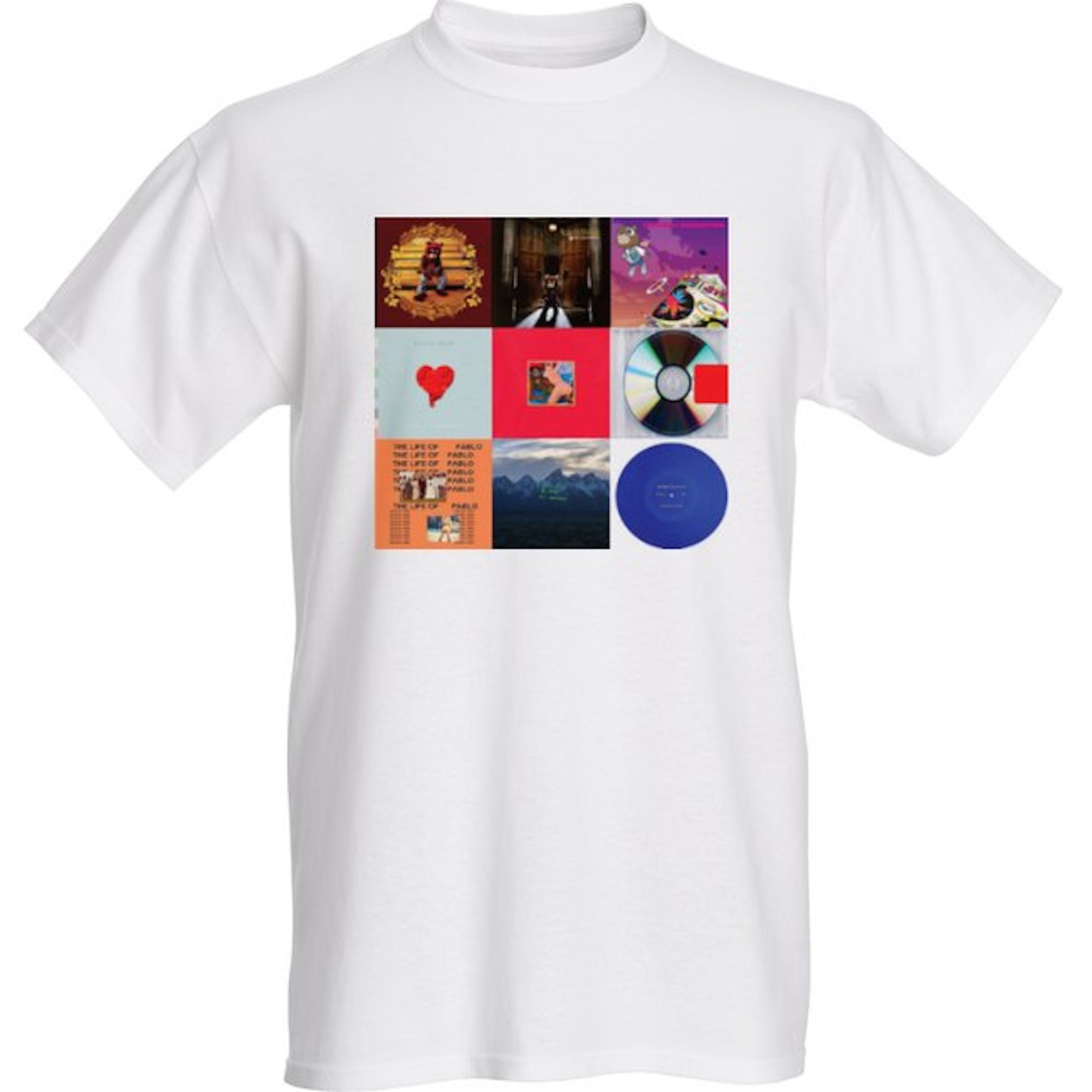 Kanye West Graduation Album Cover T-Shirt White – ALBUM COVER T-SHIRTS