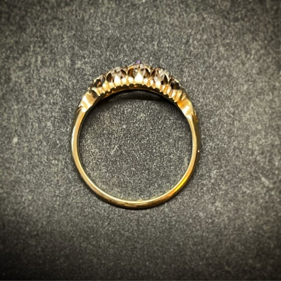 Georgian 18ct Yellow Gold Diamond ring, c.1810, 0… - image 9