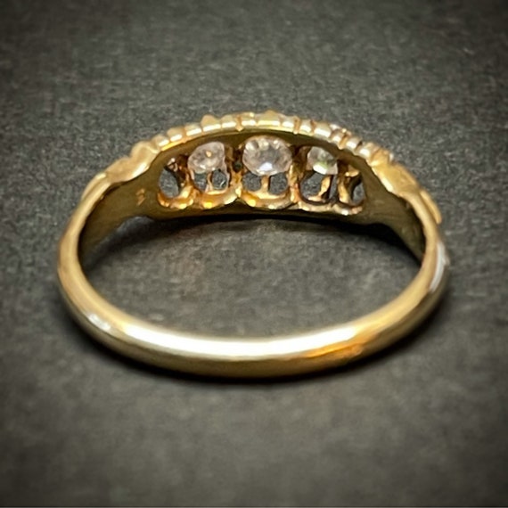 Georgian 18ct Yellow Gold Diamond ring, c.1810, 0… - image 7