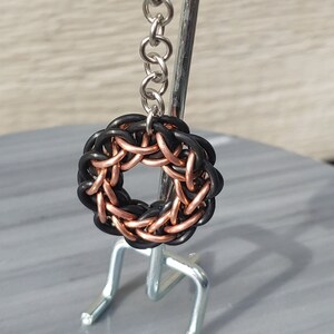 Pegasus Dvärg (Koppar) - Ringbrynja Nyckelring