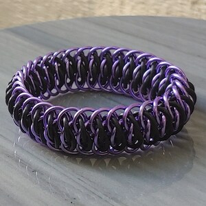 Titan (Purple) - Chainmail Stretch Bracelet