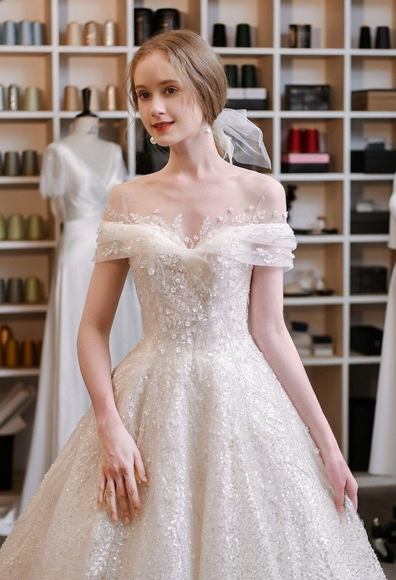 beaded wedding dresses