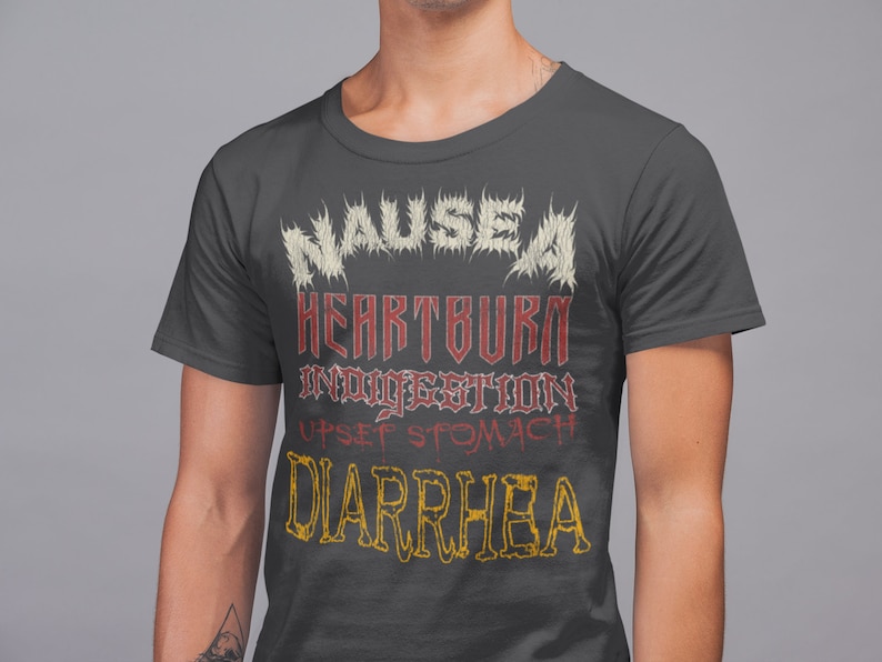 Nausea Heartburn Indigestion Upset Stomach Diarrhea Death Etsy